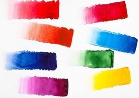gradientes de cor por aquarela foto