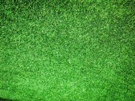 closeup vista de fundo de campo de futebol de grama verde. papel de parede para trabalho e design. foto