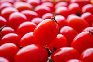 fundo de tomate orgânico maduro vermelho foto