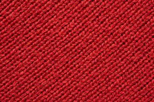 fundo de superfície de textura de lã de pano de malha vermelha foto