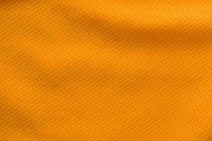 cor laranja roupas esportivas tecido jersey camisa de futebol textura vista superior foto