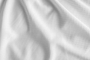 roupas esportivas brancas tecido camisa de futebol jersey textura abstrato foto