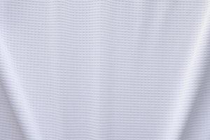 roupas esportivas brancas tecido camisa de futebol jersey textura abstrato foto