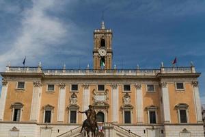 roma, itália, 2022 - vista da praça campidoglio foto