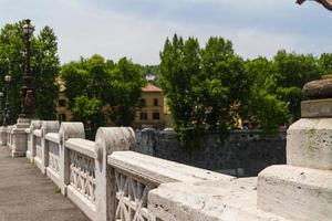 vista das pontes de roma foto