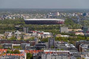 Varsóvia, Polônia, 25 de abril de 2022 - o estádio nacional sediará a partida de abertura do uefa euro 2012. foto