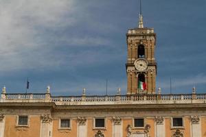 roma, itália, 2022 - vista da praça campidoglio foto