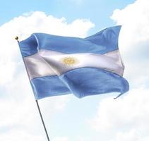 bandeira da argentina foto