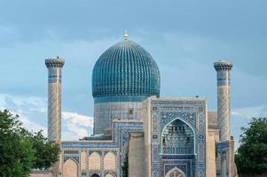 o mausoléu de amir timur em samarcanda, uzbequistão foto