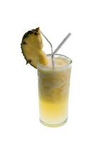 shake de abacaxi em branco foto