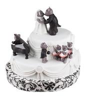 bolo de casamento em branco foto