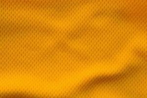 cor laranja roupas esportivas tecido jersey camisa de futebol textura vista superior foto