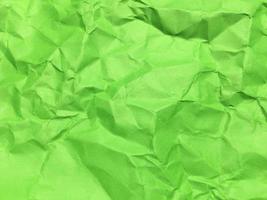 fundo de textura de papel amassado verde mínimo para design. copie o espaço para texto ou trabalho foto