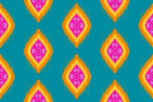 abstrato étnico oriental ikat padrão sem costura design original para fundo tapete papel de parede roupas envoltório batik tecido ilustração vetorial moda trabalho bordado foto