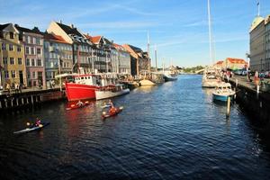 copenhaga na dinamarca em maio de 2017. uma visão de copenhaga na dinamarca foto