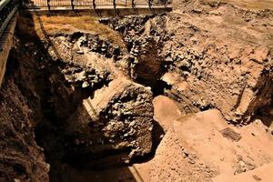 uma vista da cidade velha de jericó em israel foto