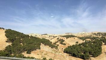 uma vista do deserto da Judéia em Israel foto