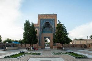o mausoléu de amir timur em samarcanda, uzbequistão foto