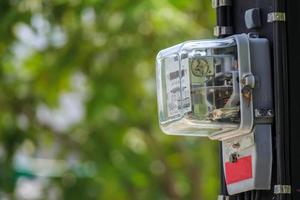 medidor de caixa de energia elétrica para uso doméstico foto