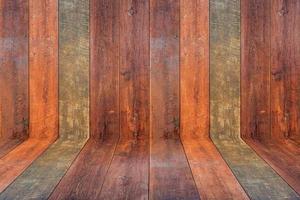 pranchas de madeira vazias parede perspectiva chão quarto interior foto