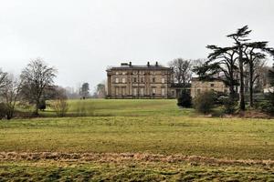 uma vista da zona rural de shropshire em attingham perto de shrewsbury. foto