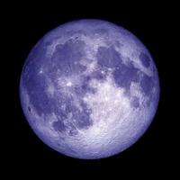lua cheia de alta resolução em fundo preto foto