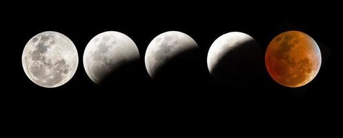 eclipse da lua de sangue foto