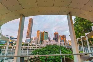horizonte da cidade de Brisbane foto
