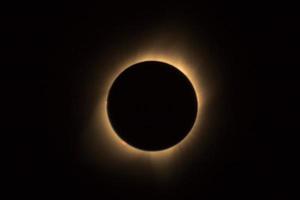 vista de um eclipse foto