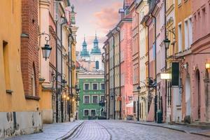 cidade velha em Varsóvia, Polónia foto