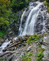 Cachoeira do ovo, Tirol do Sul, Itália, 2022 foto