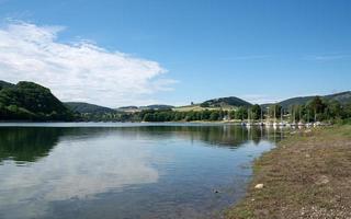 lago diemel, sauerland, alemanha foto