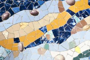 ornamento de mosaico, barcelona