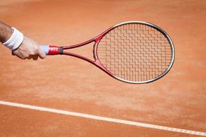 raquete de tênis, quadra de saibro, wta tour, rolland garros foto