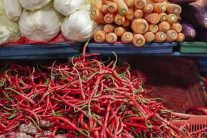 legumes frescos prontos para cozinhar foto