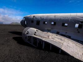 naufrágio de um avião militar dos EUA caiu na Islândia foto