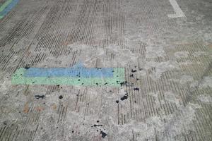 uma textura de estrada de concreto foto