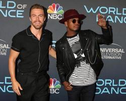 los angeles - 1 de maio derek hough, ne-yo no evento world of dance fyc no saban center, tv academy em 1 de maio de 2018 em north hollywood, ca foto