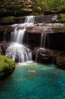cachoeira no parque nacional phu kradueng