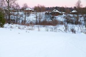 agora casas de campo no inverno foto