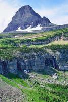 altas montanhas do parque nacional glaciar foto