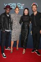 los angeles - 1 de maio ne-yo, jennifer lopez, jenna dewan, derek hough no evento world of dance fyc no saban center, tv academy em 1 de maio de 2018 em north hollywood, ca foto