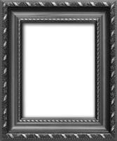 porta-retrato vazio com um lugar livre dentro, isolado no branco foto