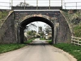 uma vista da zona rural de shropshire em grinshill foto