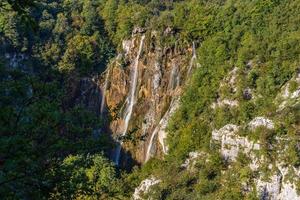 cachoeiras no parque nacional de plitvice, croácia