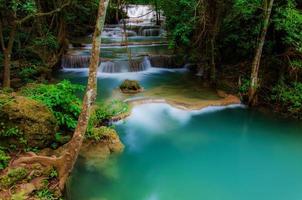 huay mae kamin cachoeira parque nacional, kanchanaburi