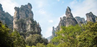 montanha rochosa, china zhangjiajie foto