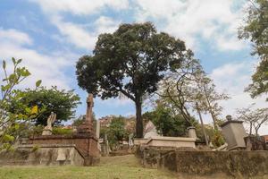 rio de janeiro, rj, brasil, 2022 - cemitério britânico - inaugurado em 1811 no bairro da gamboa, é o cemitério a céu aberto mais antigo do brasil ainda em atividade foto