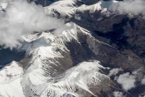 vista aérea das montanhas do himalaia