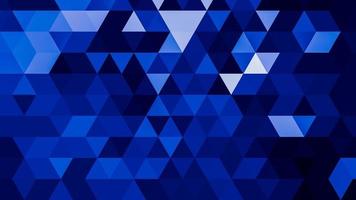 mosaico triangular de fundo geométrico abstrato padrão poligonal azul escuro, perfeito para site, celular, aplicativo, anúncio, mídia social foto